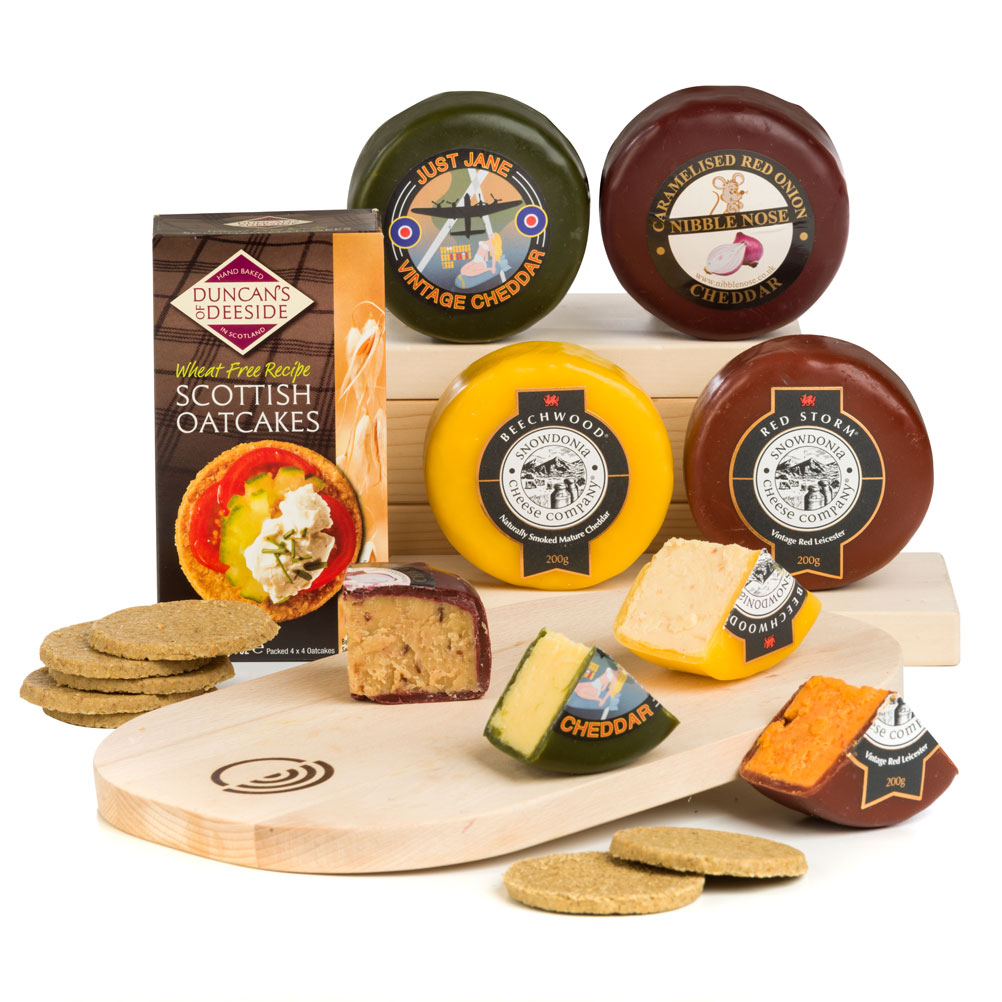 Truckle Quadruple Cheeseboard